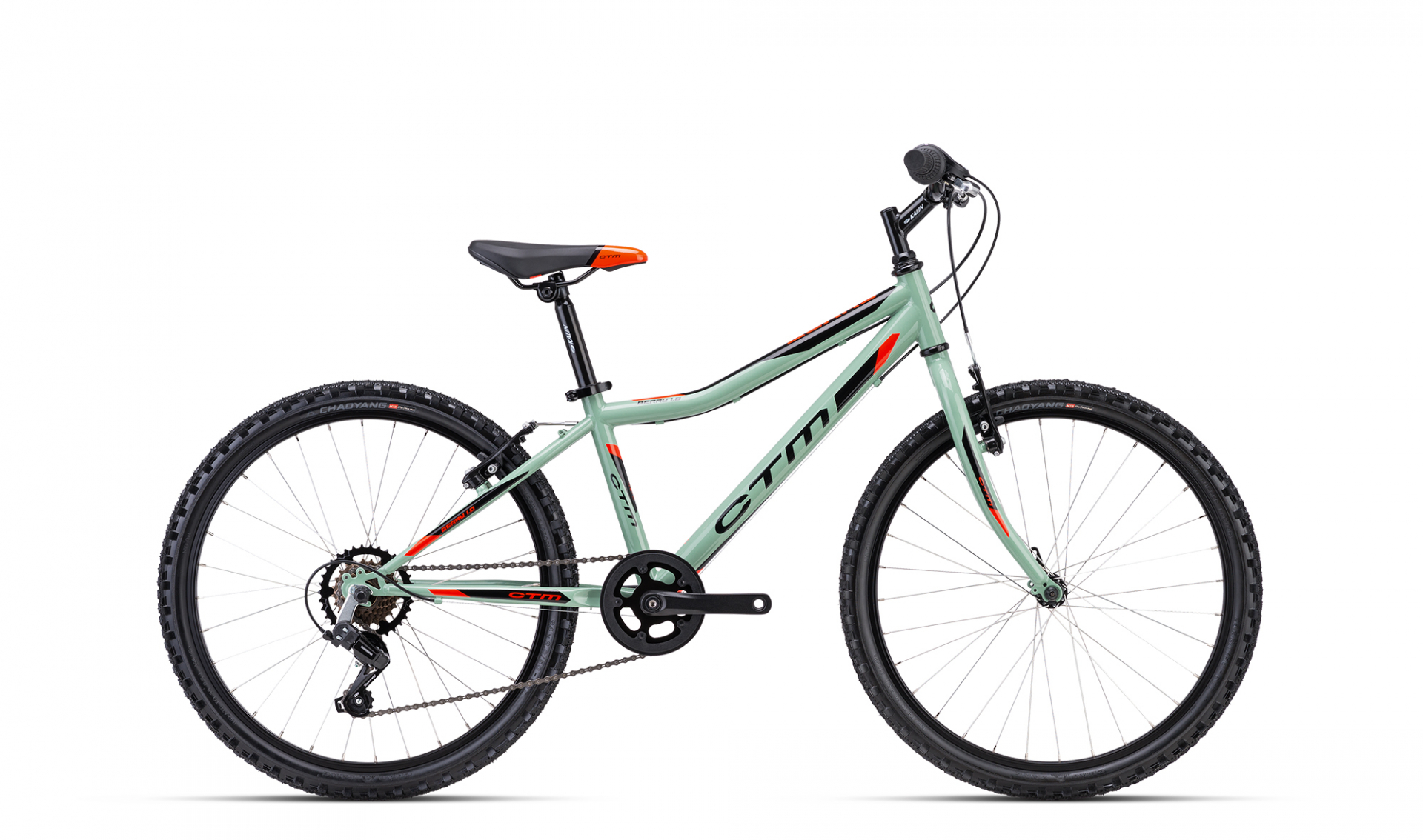 Jalgratas CTM BERRY 1.0 grey green/orange 13