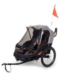 Piekabe bērnu pārvadāšanai Bobike Trailer Moobe Bobike Grey