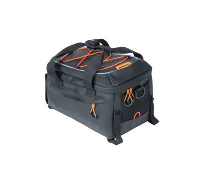 Pagasikott Basil Miles Tarpaulin trunkbag, 7L, black orange