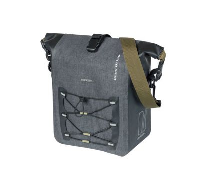 Pagasikott Basil Navigator Storm M, single pannier bag, 12-15L, black