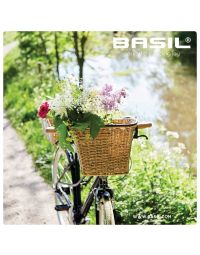 Jalgrattakorvid Basil Bremen Rattan Look KF front basket, seagrass