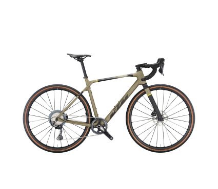KTM X-STRADA ELITE Shimano GRX 1x11 olive grey matt (black+yellow)