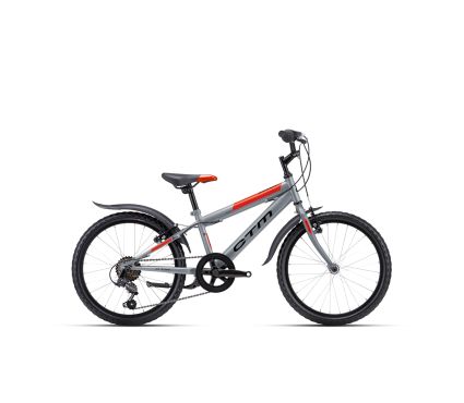 Velosipēds CTM SCOOBY 1.0 matt grey / neon red 11"
