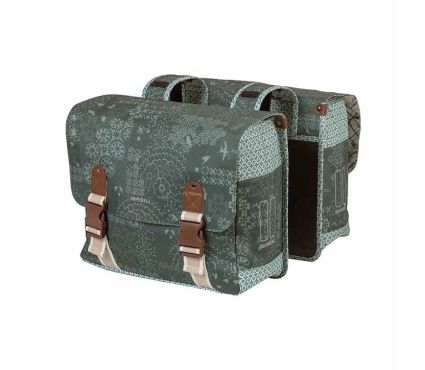 Pagasikott Basil Boheme double bag, 35L, forest green