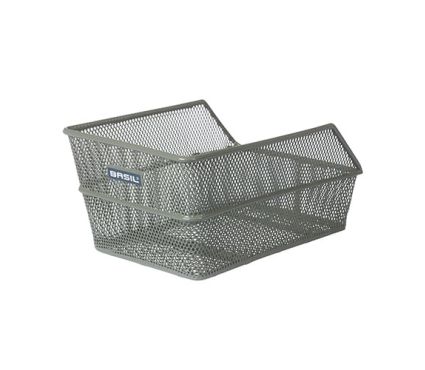 Jalgrattakorvid Basil Cento S rear bicycle basket, fixed, olive green