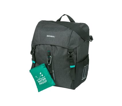 Pagasikott Basil Discovery 365D single pannier bag L, 20L, black melee