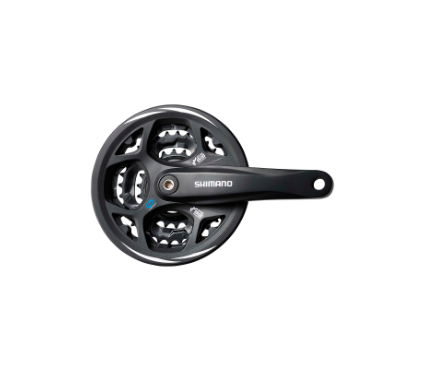 Klaņu komplekts Shimano 8-speed Black FC-M311 42/32/22T 170mm