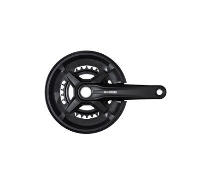 Klaņu komplekts SHIMANO Crankset 9-Speed Black FC-MT210-2 36/22T 175mm