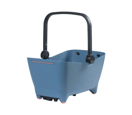 Jalgrattakorv koerale Basil Buddy dog bicycle basket MIK, faded denim