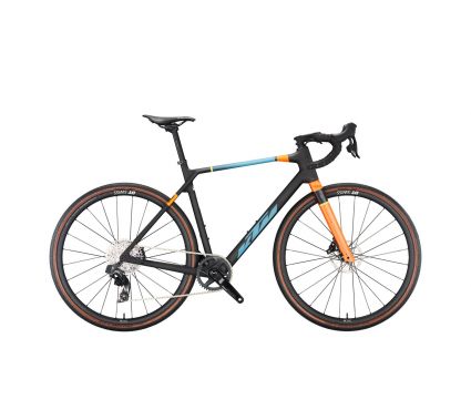 KTM X-STRADA MASTER SRAM Rival eTap AXS 1x12 cb matt (pale or+blue+lemon)