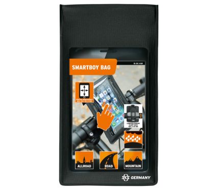 Tālruņa turētājs SKS Smartboy Mount Incl. Smartphone Bag 155 X 90 Mm Black