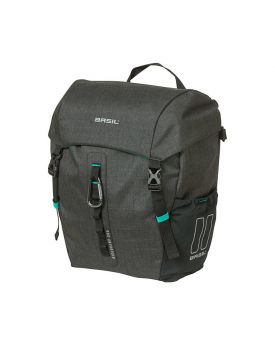 Pagasikott Basil Discovery 365D single bag M, 9L, black mellee