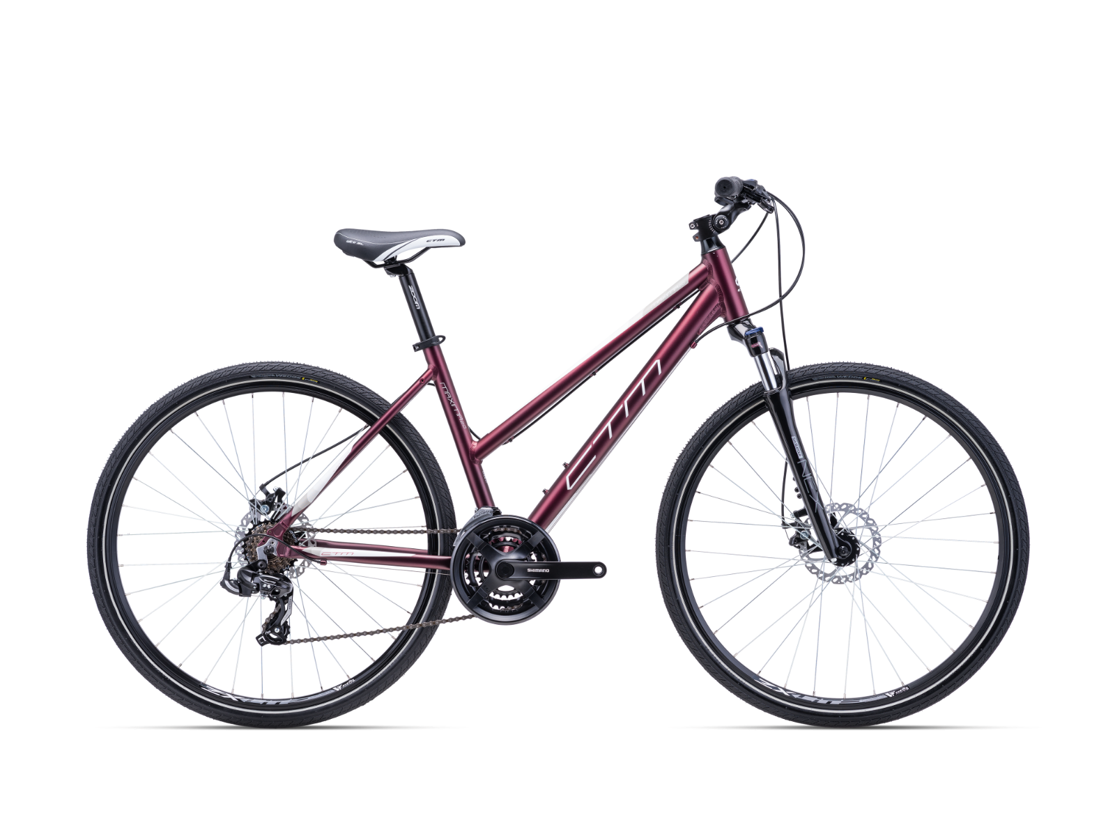 Jalgratas CTM MAXIMA 2.0 matt red/grey
