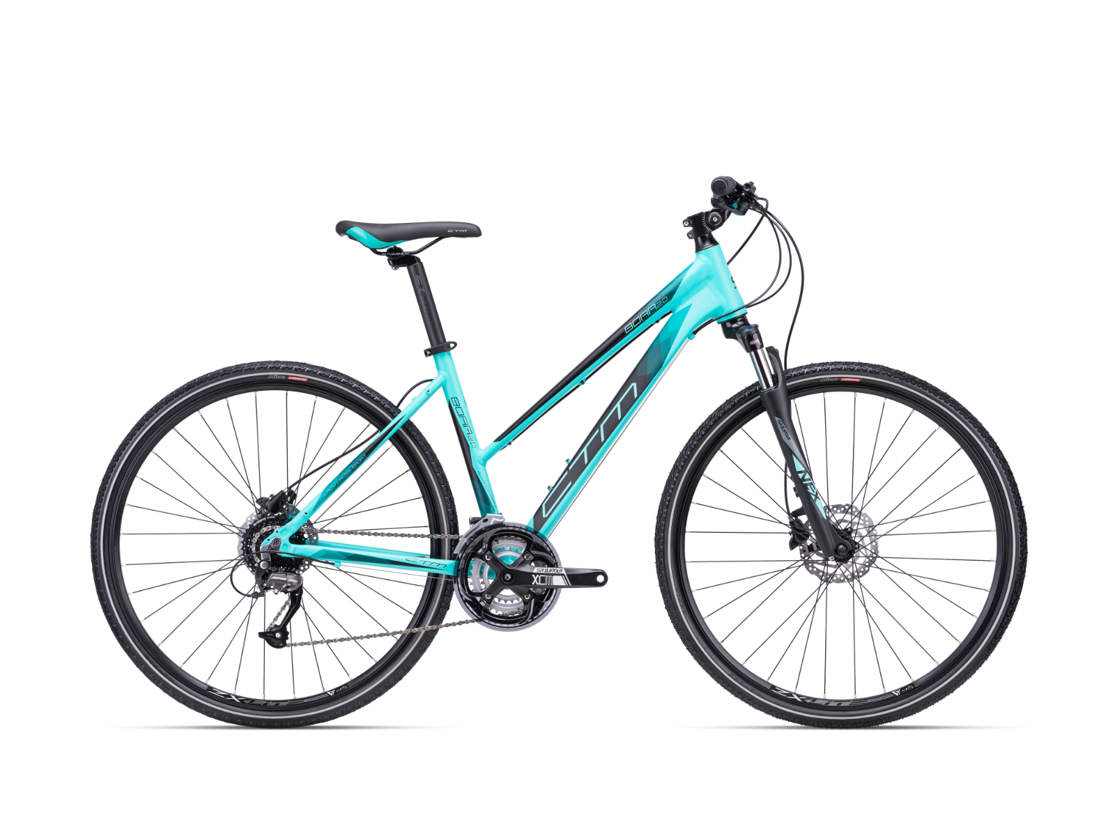 Jalgratas CTM BORA 2.0 matt turquoise/black