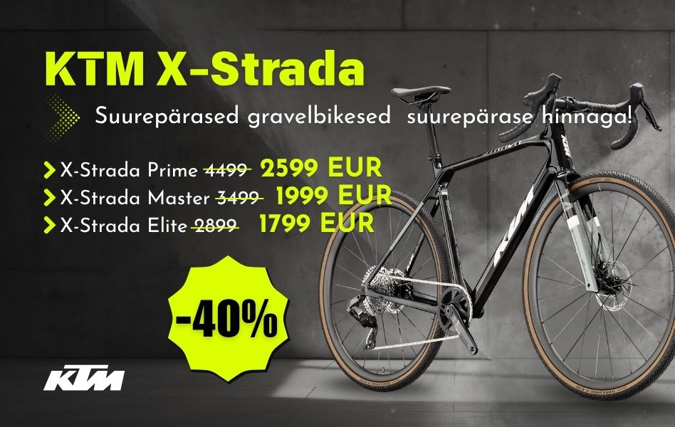Suurepärased gravelbikesed suurepärase hinnaga!